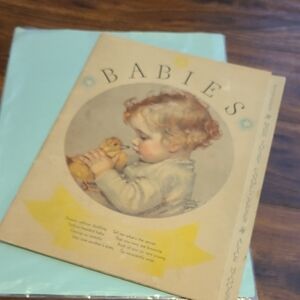 Vintage Babies Booklet with Chick Illustration